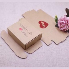 100x Handmade with love Product Packaging Box Jewelry Necklace Bracelet Packing