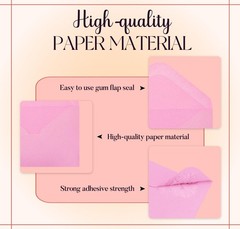 ACSTEP 100PACK Gift Card Envelopes Credit Size 4X2.75 100 PCS, Colorful