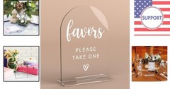 Modern Minimalist Wedding Sign 5×7 – Durable Acrylic Table Decor for Ceremonies