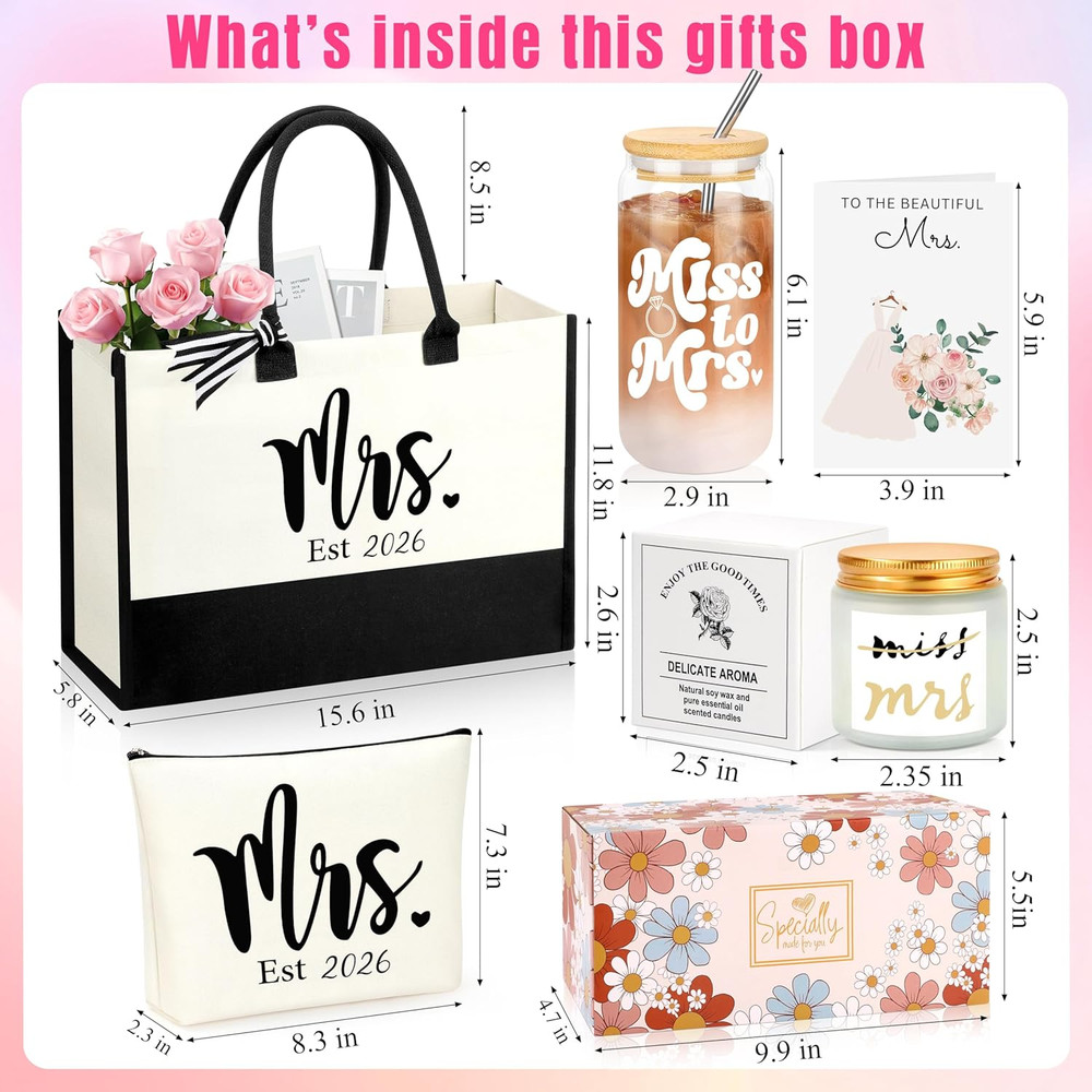 Bride Gifts Bridal Shower 2026 Wedding to Be Future Mrs Engagement Bachelorette
