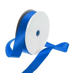 100 Yard Satin Ribbon Double Sided Grosgrain Silk Ribbon, 1.5″/Blue