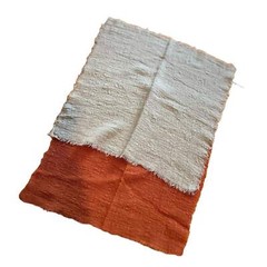 12.5″ Rustic Gauze Table Decor Placemat Napkin with Fringe