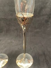 Vera Wang Love Knots Toasting Flutes – Elegant Wedding Champagne Glasses T935100