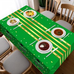Childom 3 Pack Graduation Tablecloth,Graduation Decorations 54″ x 108″, Green