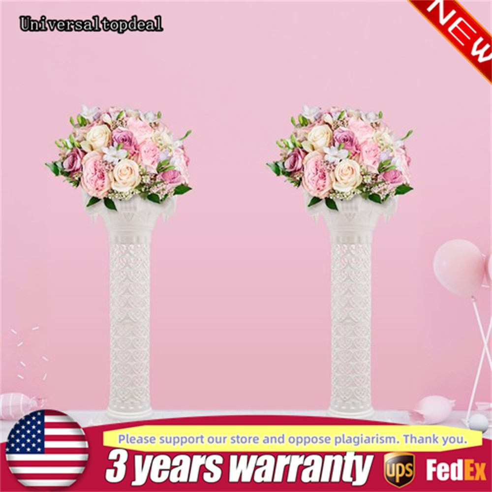 Set of 2 Roman Column Pillar Pedestal Statue Sculpture Decor wedding backdrop