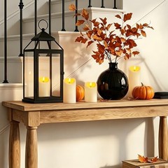 6″x3″ Outdoor Waterproof Flameless Candles with Remote D3″xH6″6″-Ivory White