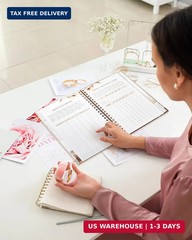 Beautiful Boho Wedding Planner Book and Organizer – Enhance Excitement and Makes