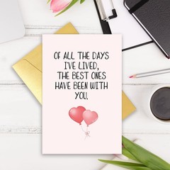 Romantic Anniversary Card&Gift for Women Men, Funny Valentines Day Card for H…