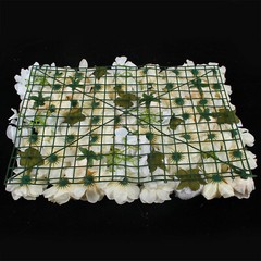 6PCS Artificial Rose Flower Wall Panels Wedding Backdrop Party Decor 60x40cm US