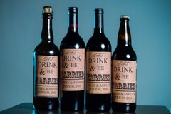 12 All Because Two People Fell In Love Wine / Beer Bottle Labels Wedding Bridal