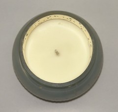Capri Blue Cream Gold Mercury Jar 19 oz. Candle NEW Volcano Citrus No Lid 1 Wick