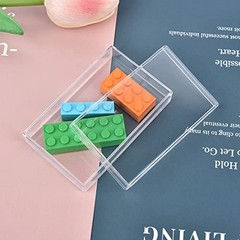 Acrylic Box Clear Boxes with Lid Small 4.3 x 2.8 x 1 Inch Rectangular