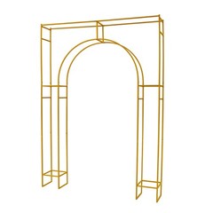 Free Standing Wedding Arch Backdrop Stand Square Metal Balloon Arch Stand
