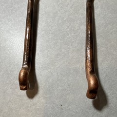 Copper Cake Knife & Server Set, Glossy Finish, 11 Inch, 2 Piece Heavy Duty