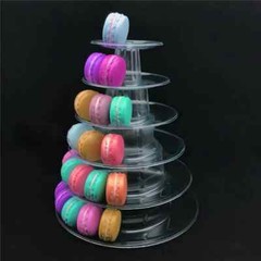 Macaron Display Stand Cupcake Tower Rack Cupcake Stand Cake Stand Pvc Tray New
