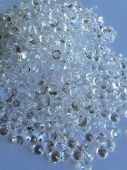 4Lb Crystal Acrylic Diamond Vase Gems or Table Scatters (Small 1.2cm, Clear)
