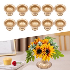 Gold Flower Trumpet Vases Wedding Party Tabletop Centerpieces Stand 10Pcs