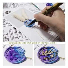 CRASPIRE Wax Seal Stamp Horse Vintage Wax Sealing Stamps Animal Retro 25mm Re…