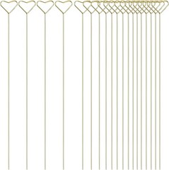 40 Pcs Metal Floral Place Card Holder 12 Inch Floral Picks Clip Metal Wire Photo