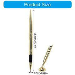 Desktop Pen Ballpoint Pen with Base Counter Service Pen Wedding Guest Sign Pen