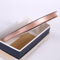 100 Clear PVC Macaroon Favor Box Party Wedding Gift Box Rose Gold Ribbon Sticker