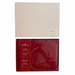 Hallmark Red Leather Guest Book 9.25” x 7” NEW in Box 72 Lined Pages LTH4398