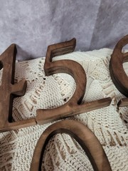 Rustic Wood Table Numbers 1-15 Freestanding Wedding Event Table Markers