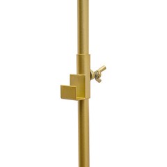 2Pcs 0-63″ Adjustable Gold Steel/Marble Floor Easel Stand For Decorative Display