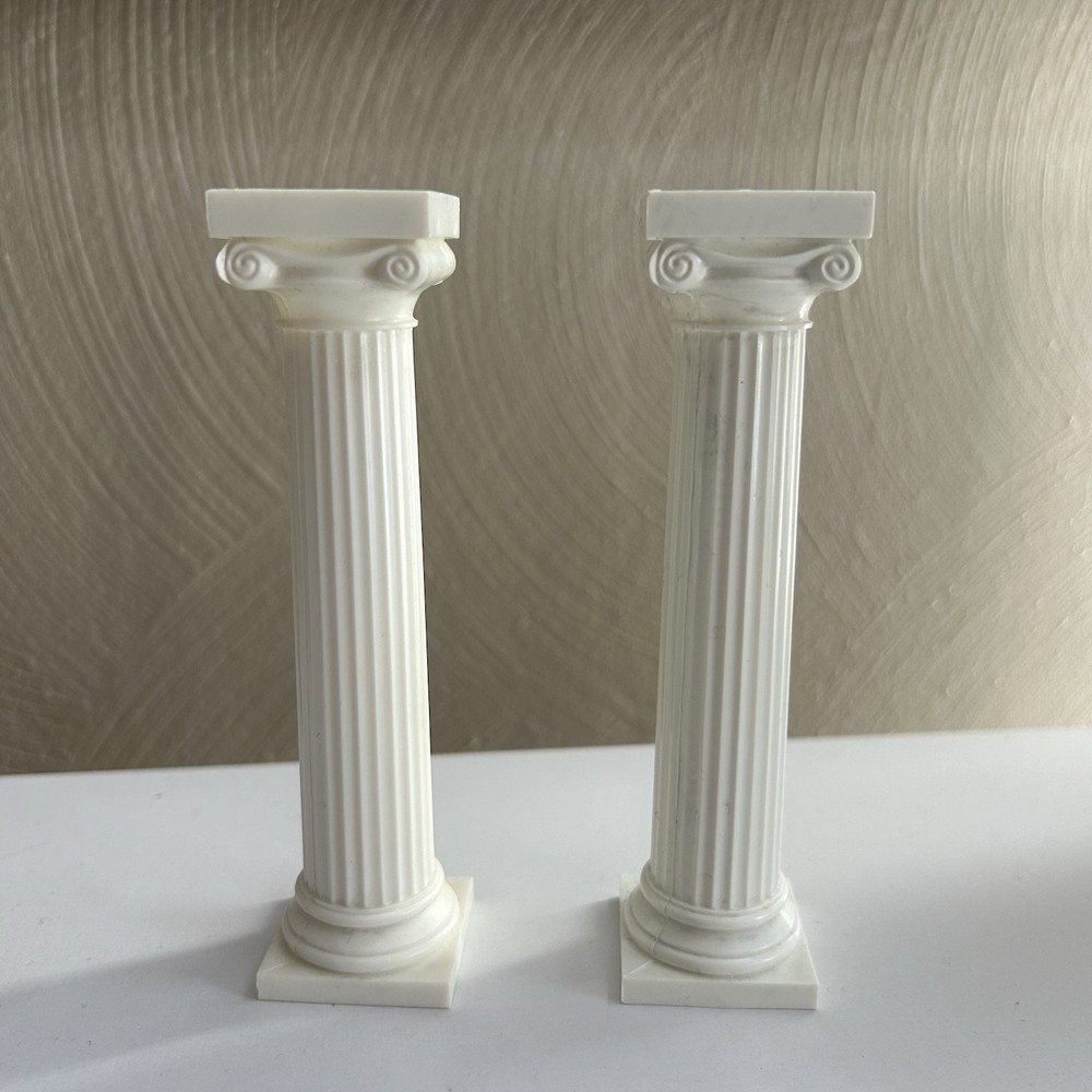 Vintage Wilton 5″ Grecian Pillars for Tiered Cakes, Replacement Parts 2 Total