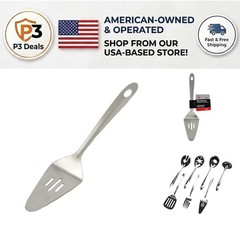 Durable 10-Inch Stainless Steel Pie Server with Serrated Edge for Perfect Slices