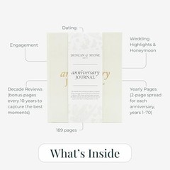 Anniversary Journals for Couples – Wedding Notebook & More – Cute Taupe