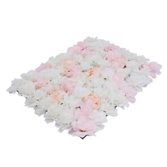 20 Pcs Silk Artificial Hydrangea Flower Wall Panels Wedding Backdrops Mats