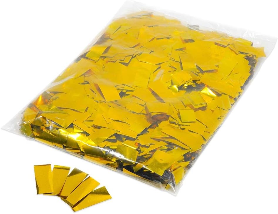 Mylar Confetti – Flameproof – 2lb Bag (Gold, 2 lb Bag)