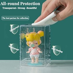 Acrylic Box Clear Display Box with Lid 3.7 x 2.5 x 2.2 Inch Rectangle