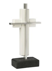 True White Unity Cross Wedding Cross Centerpiece Christian Newly Weds.