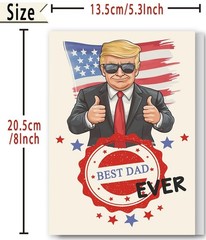 FANCYLUCKY Funny Father’s Day Card for Dad, Humor Fathers Day Gift from So