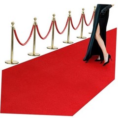 450GSM Extra Thick Red Carpet Runner for Party & Events, 3ft x 10ft Heavy Duty