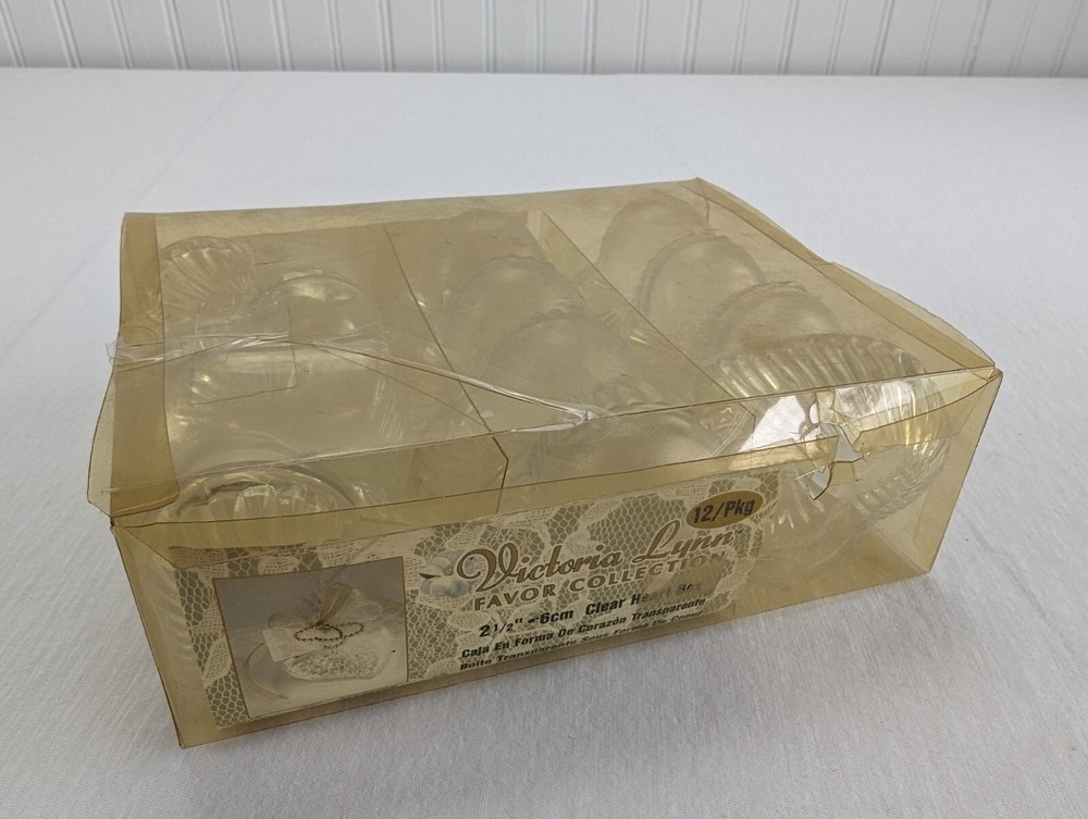Victoria Lynn Favor Collection Clear Heart Box 12 Count Wedding Favors Darice 03
