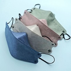 10 DENIM BLUE KF94 Disposable FACE MASKS 4-Layer Protective Covers Personal Gear