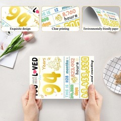 94th Birthday Card, Funny Birthday Decorations for Women Men, Best 94 Year Ol…