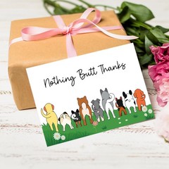 Funny Dog Thank You Card for Dog Owner, Cute Dog Appreciation Card for Him He…
