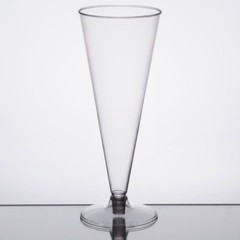 120 240 360 CASE WEDDING PLASTIC WINE GLASS CLEAR CHAMPAGNE FLUTES DISPOSABLE