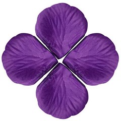 obmwang 2000 PCS Artificial Silk Rose Petals for Wedding Party Favors Purple