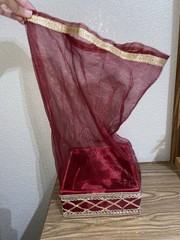 Indian Style Red and Gold Gift Basket for Special Occasion Wedding Party Favors