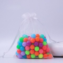 50/100 Sheer Organza Jewelry Gift Bags Pouches Wedding Favor Party Candy Packing