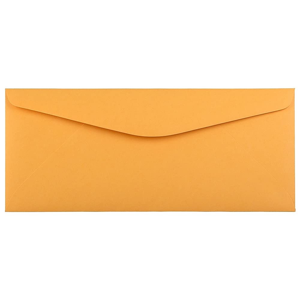 JAM PAPER #11 Envelopes – 4 1/2 x 10 3/8 – Brown Kraft #11, 50 Per Pack