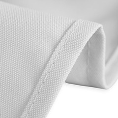 LinenTablecloth 60 x 126-Inch Rectangular Polyester Tablecloth Silver