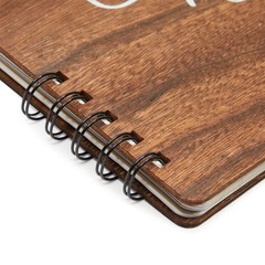 Rustic Wooden Guest Book 112 Pages Wedding Baby Shower Sign In Book Brown Cover