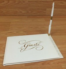 Genuine C.R Gibson Wedding Guest Signing Book With Space for 912 Guests *READ*