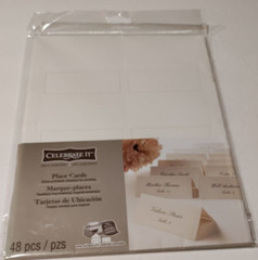 Celebrate It 48 Pcs Special Occasion Embossed Wht Border Printable Place Cards
